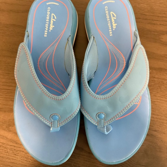 Clarks‎ Women's Glide Post Flip Flop Size US 10 M - Picture 3 of 7